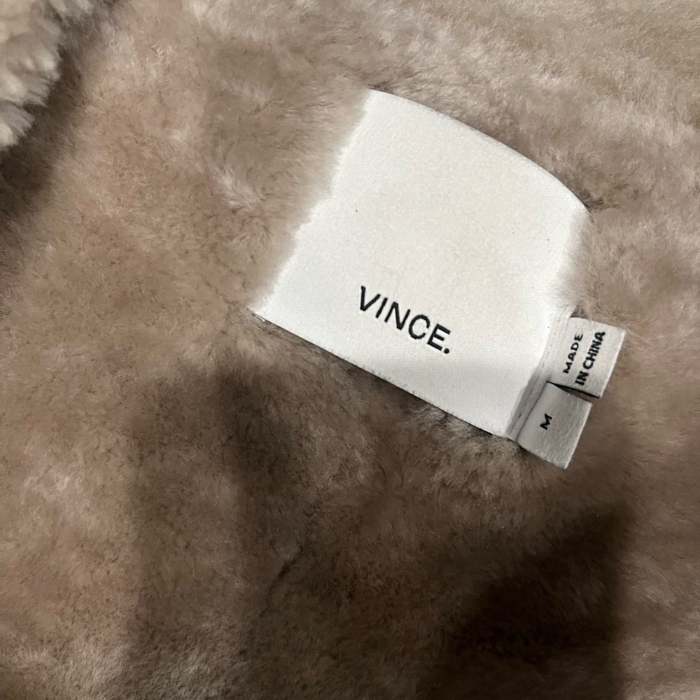 Vince Shearling Coat size M - Picture 6 of 14